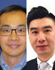 Silicon Labs亚太区物联网营销高级经理陈雄基（左）和中国区总经理周巍